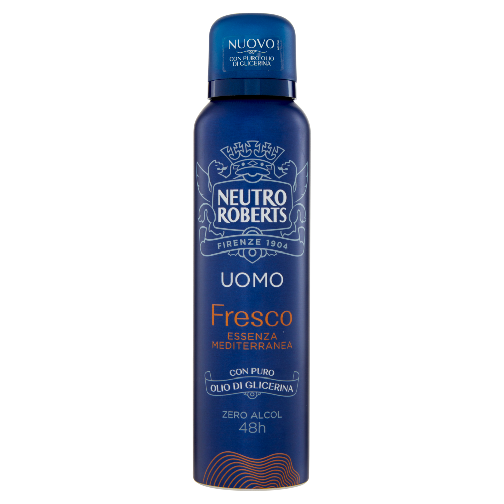 Neutro Roberts Uomo Fresco Essenza Mediterranea 150 ml - -