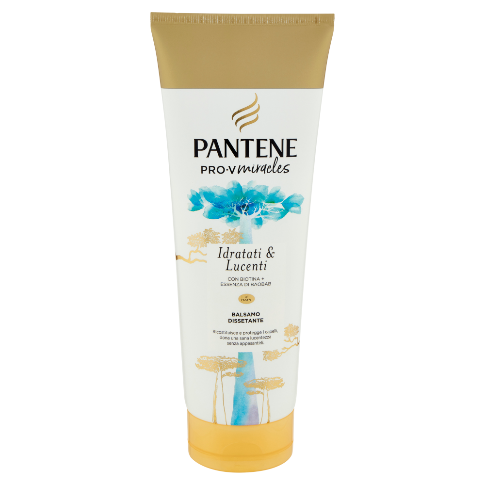 Pantene Pro-V Miracles Idratati & Lucenti Balsamo Dissetante 200 ml, , large