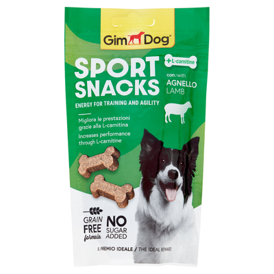 GimDog Sport Snacks con Agnello 60 g