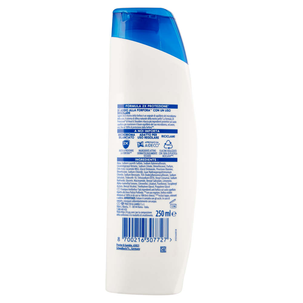 Head & Shoulders Shampoo Antiforfora Lisci e Setosi 250 ml, , large
