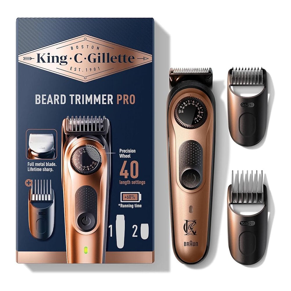 Gillette Beard Trimmer Pro regolabarba elettrico nero precisione - Immagine 3