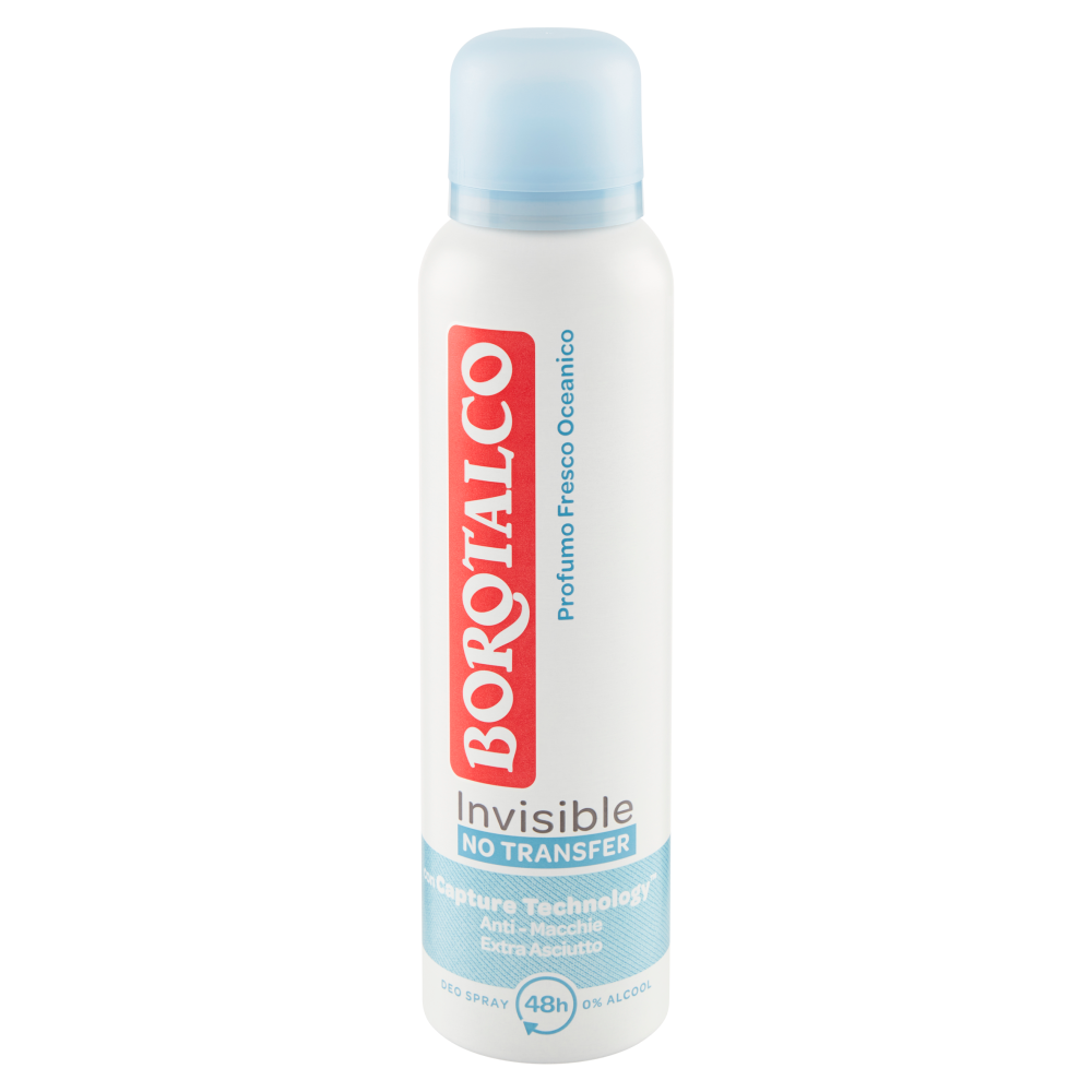Borotalco Deo Invisible Spray Fresco 150Ml - -
