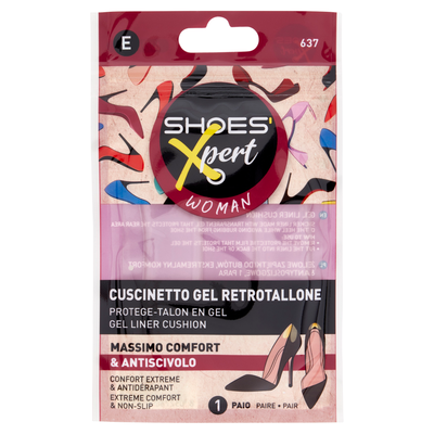 Shoes'Xpert Woman Cuscinetto Gel Retrotallone 1 Paio