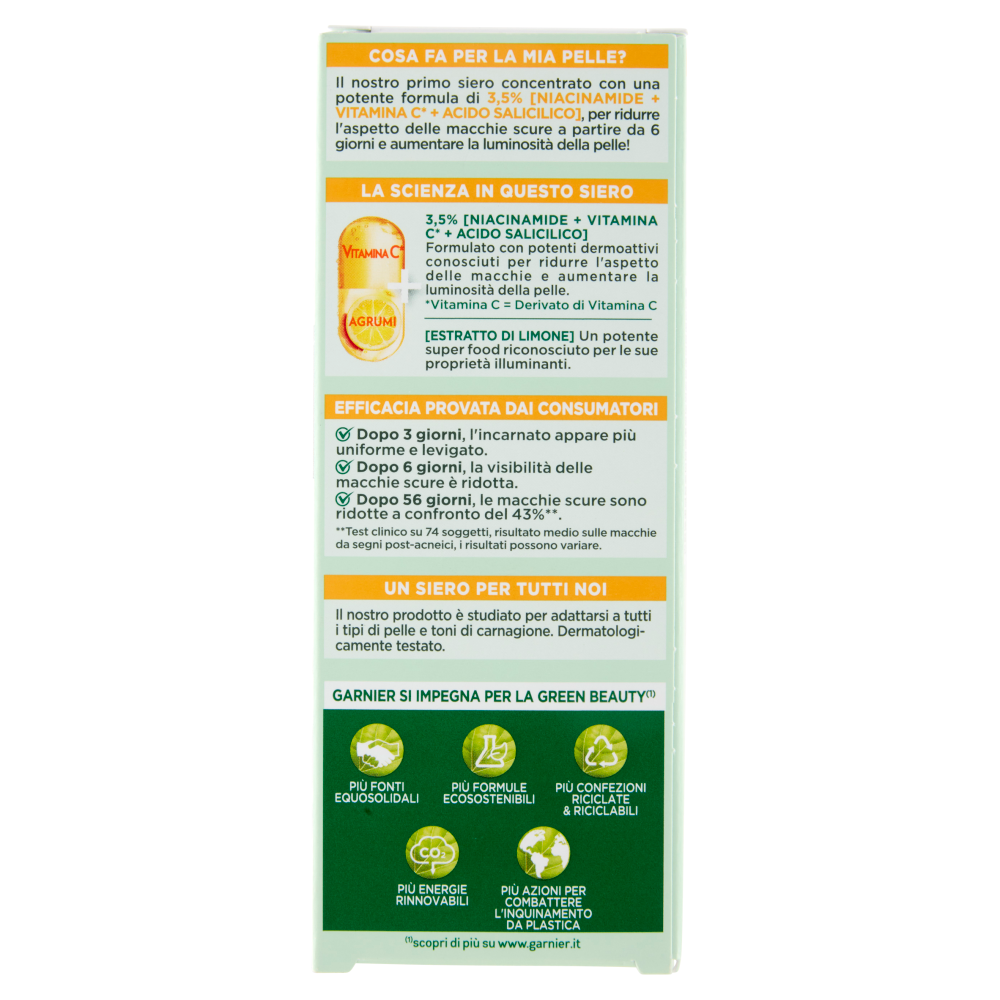 Garnier SkinActive Siero Vitamina C Anti-Macchie 30 ml, , large