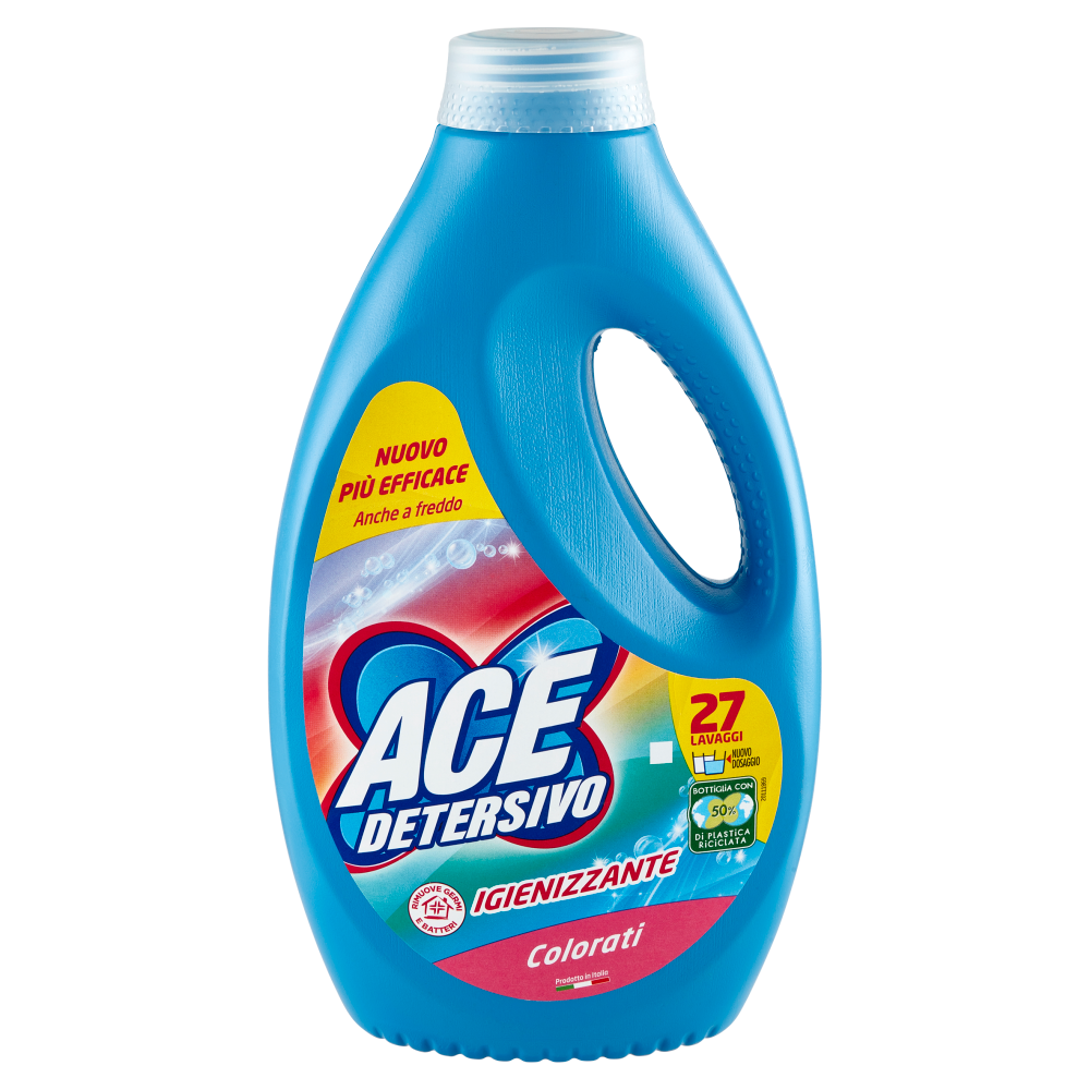 Ace Detersivo Liquido Colorati Igienizzante 27 Lavaggi, , large