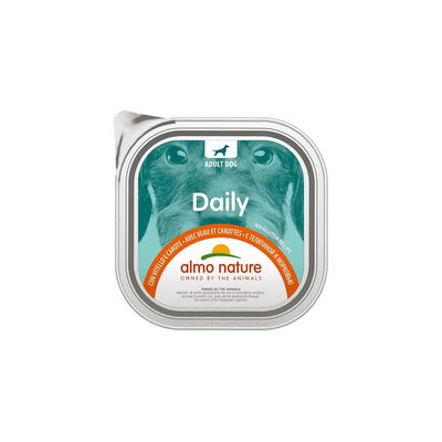 Almo Nature Daily Adult Dog con Vitello e Carote 300 g