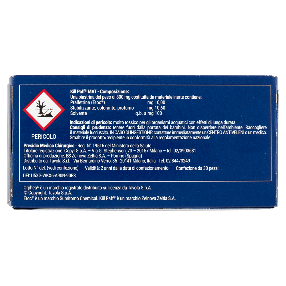 Orphea Piastrine Insetticida 30 Pezzi, , large