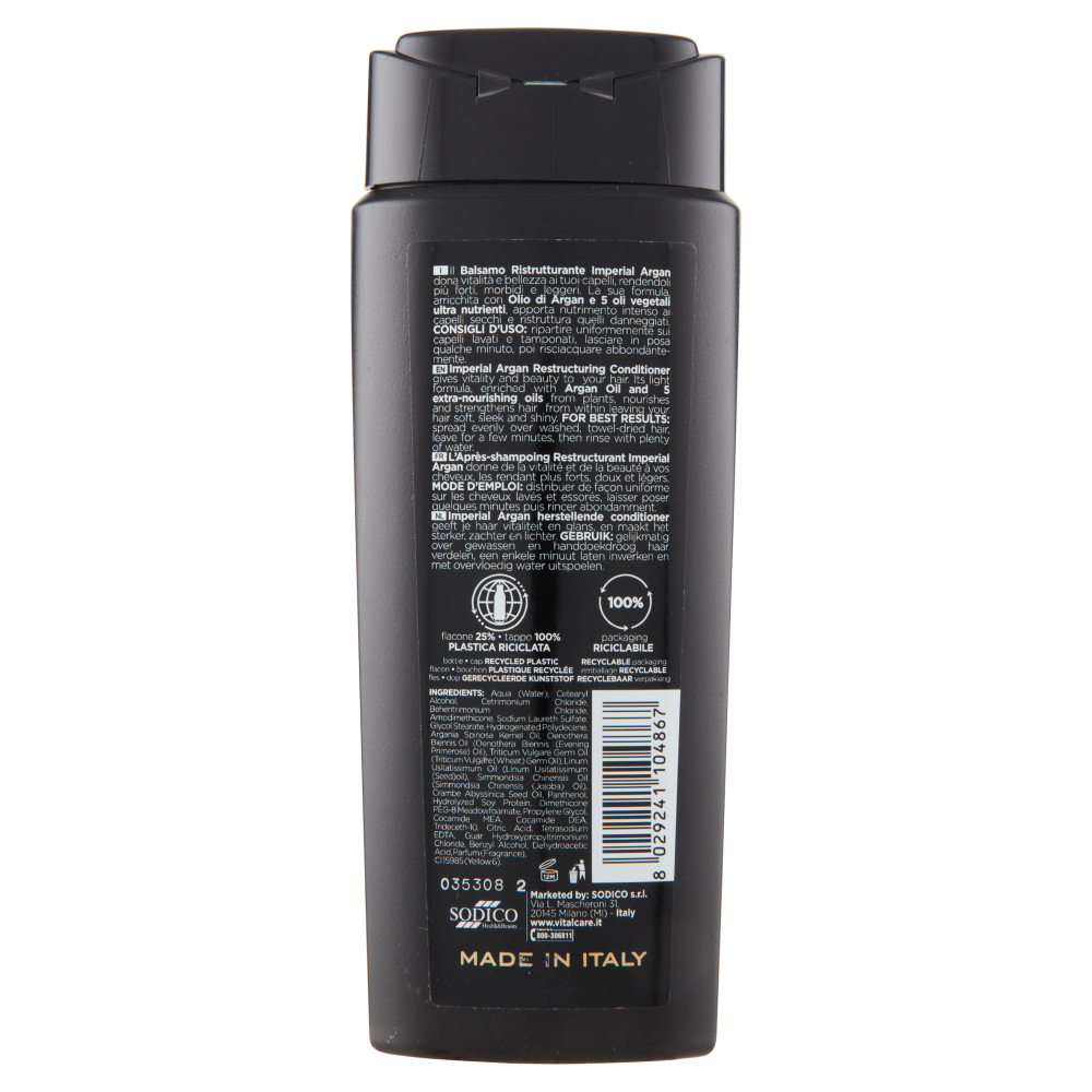 Vitalcare Professional Imperial Argan Conditioner Ristrutturante 250 ml, , large