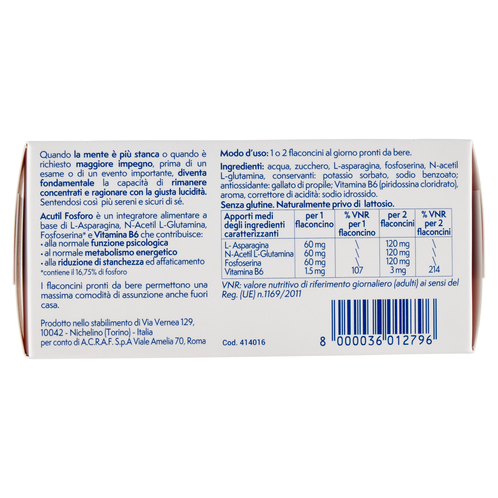 Acutil Fosforo Advance 10 Flaconcini, , large