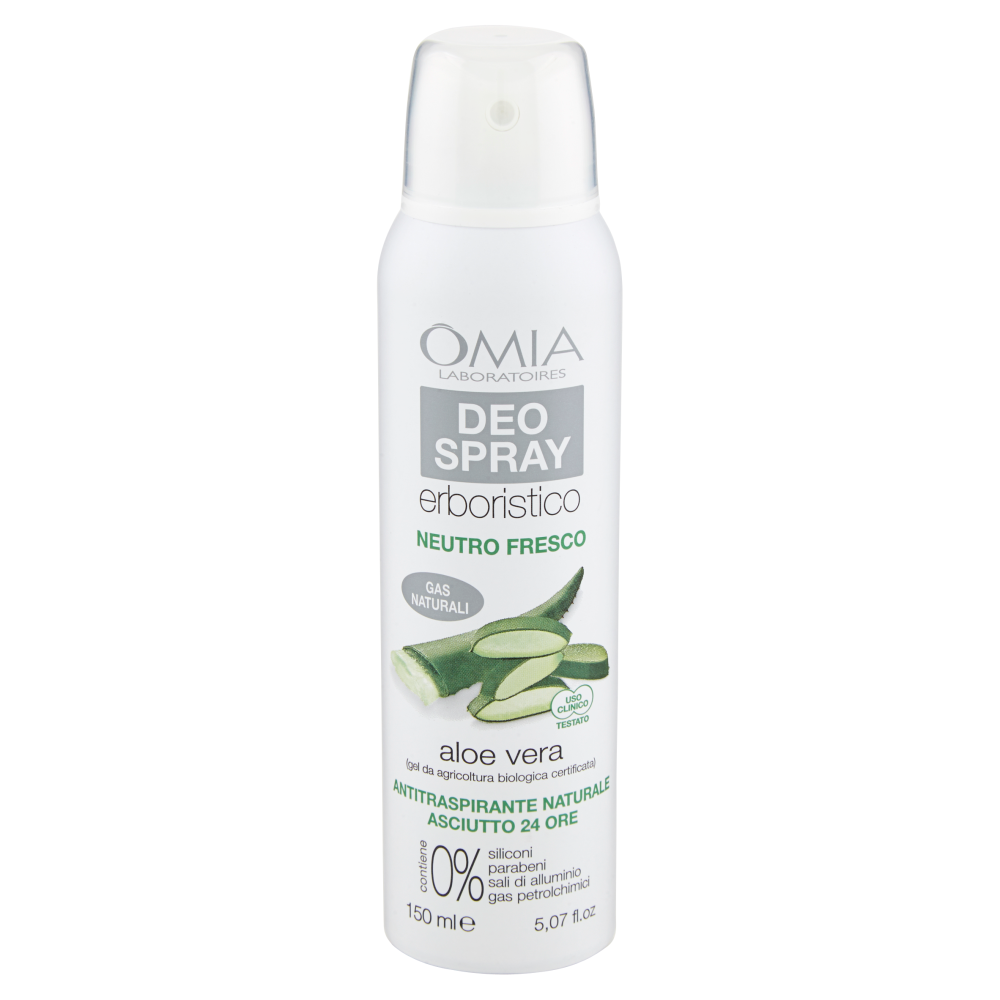 Omia Ecobiologico Deodorante Spray Aloe 150ml, , large
