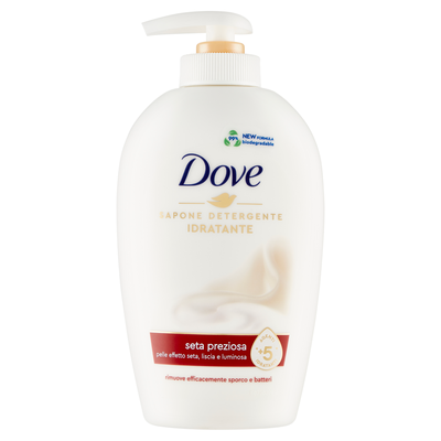 Dove Sapone Detergente Idratante Seta Preziosa 250 ml