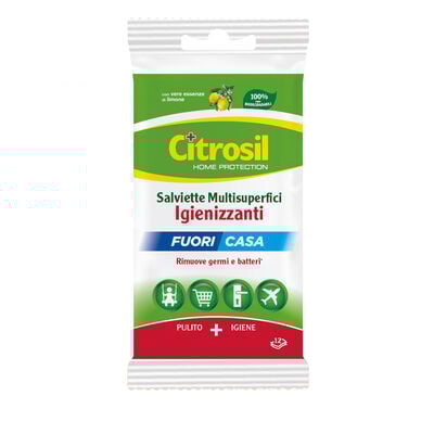 Citrosil Fuori Casa Salviette Igienizzanti Multisuperfici 12 Pezzi