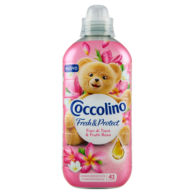 Coccolino Ammorbidente Concentrato Fresh & Protect Fiori di Tiar&egrave; & Frutti Rossi 41 Lavaggi