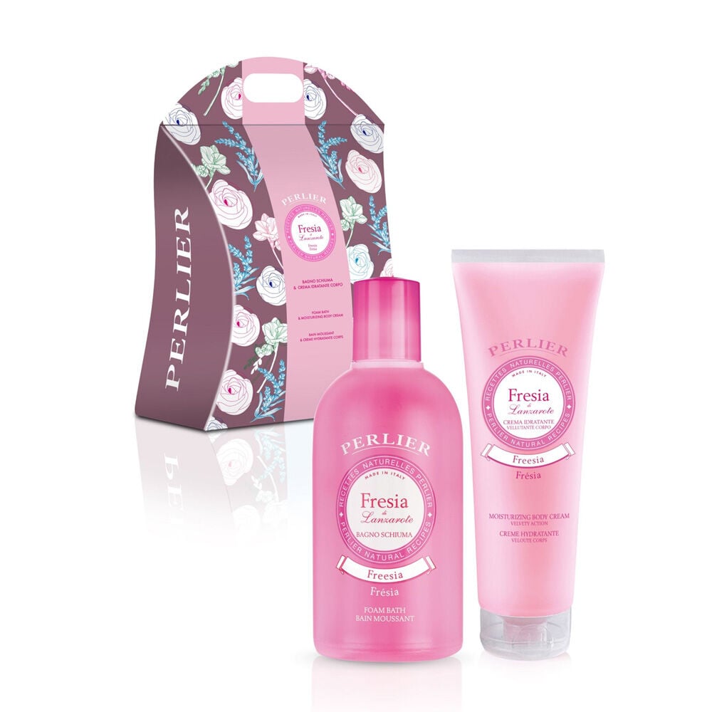 Perlier Fresia Bagno Doccia 500ml + Crema Corpo 250ml - -