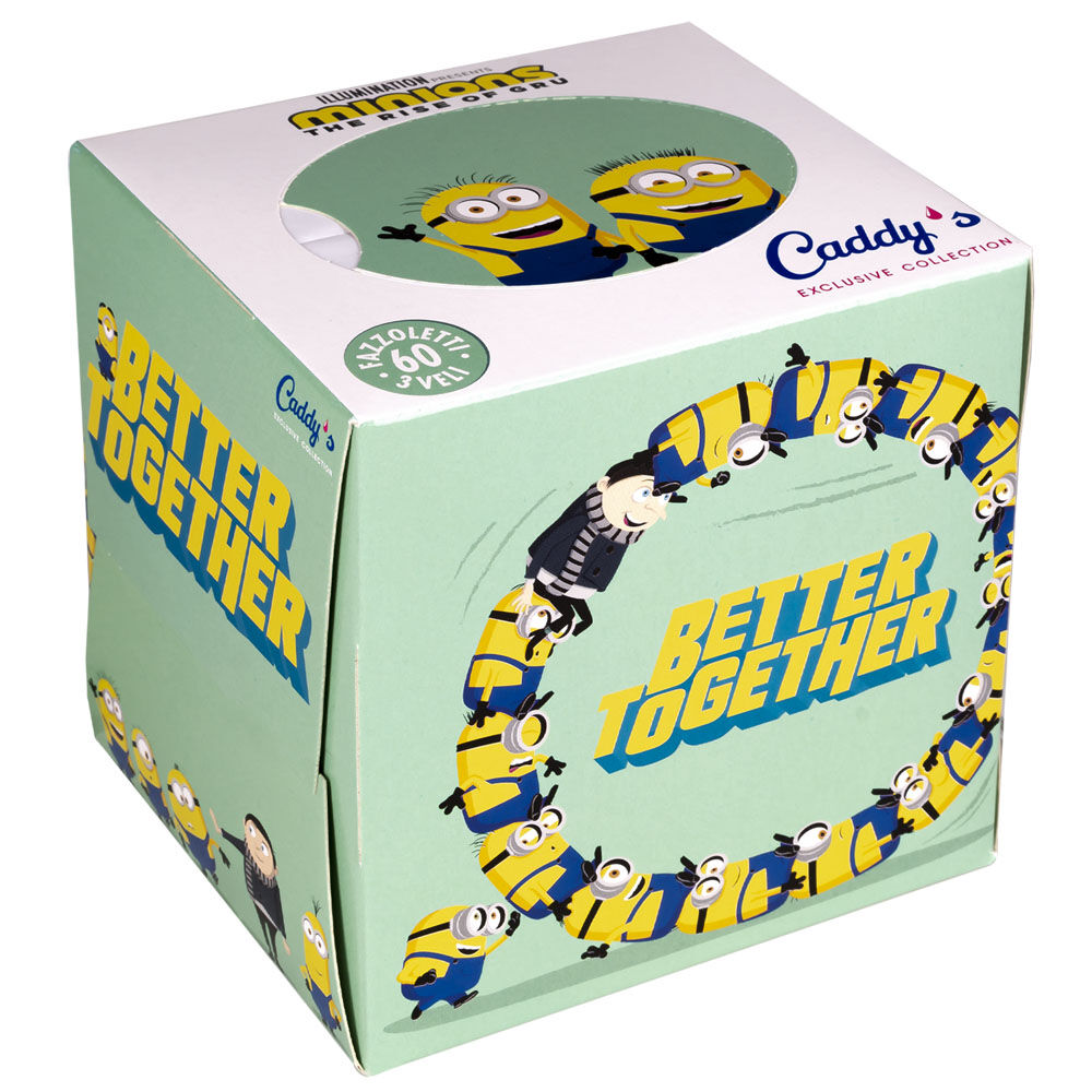Caddy's Minions Fazzoletti 3 Veli Box 60 Pezzi, , large