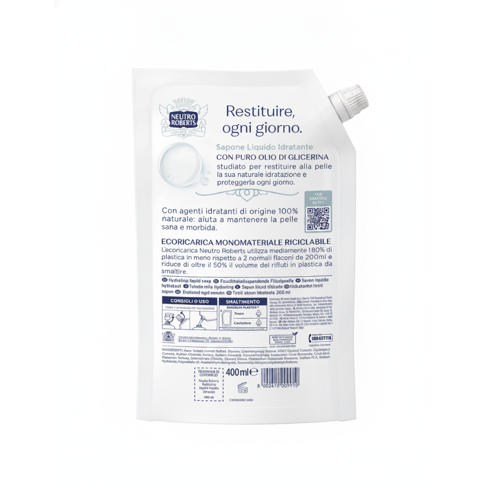 Neutro Roberts Refill Idratante 400 ml, , large