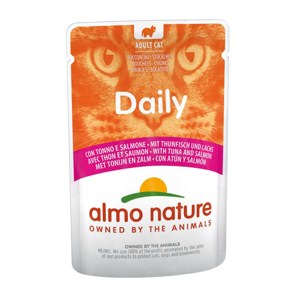 Almo Nature Daily menu 70 gr Tonno e Salmone, , large