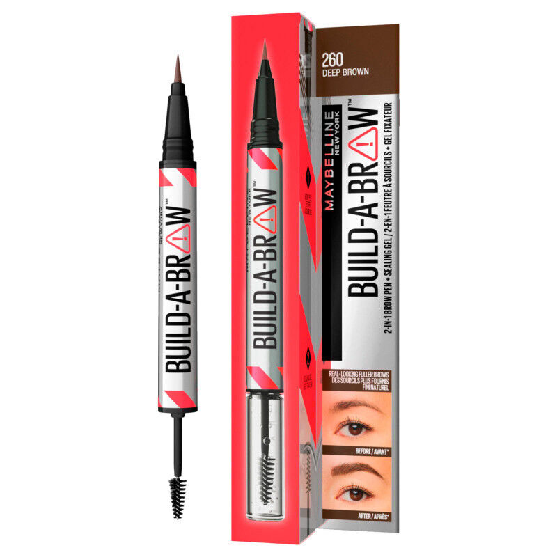 Maybelline Build-A-Brow Penna Sopracciglia e Gel Fissante N.2560 - -
