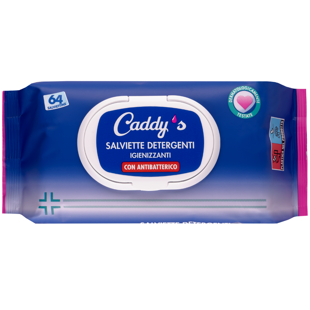 Caddy's Salviette Igienizzanti 64 Pezzi , , large