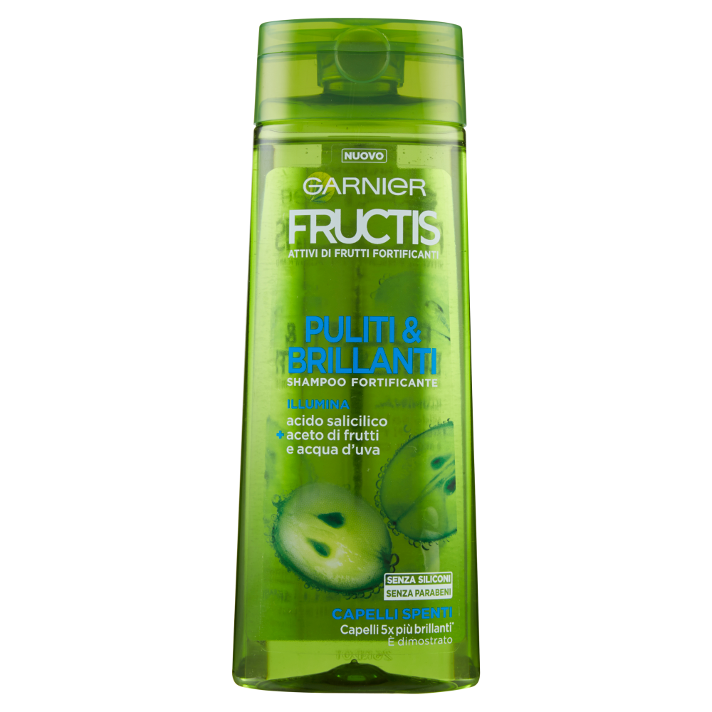 Fructis Puliti e Brillanti Shampoo 250ml - -