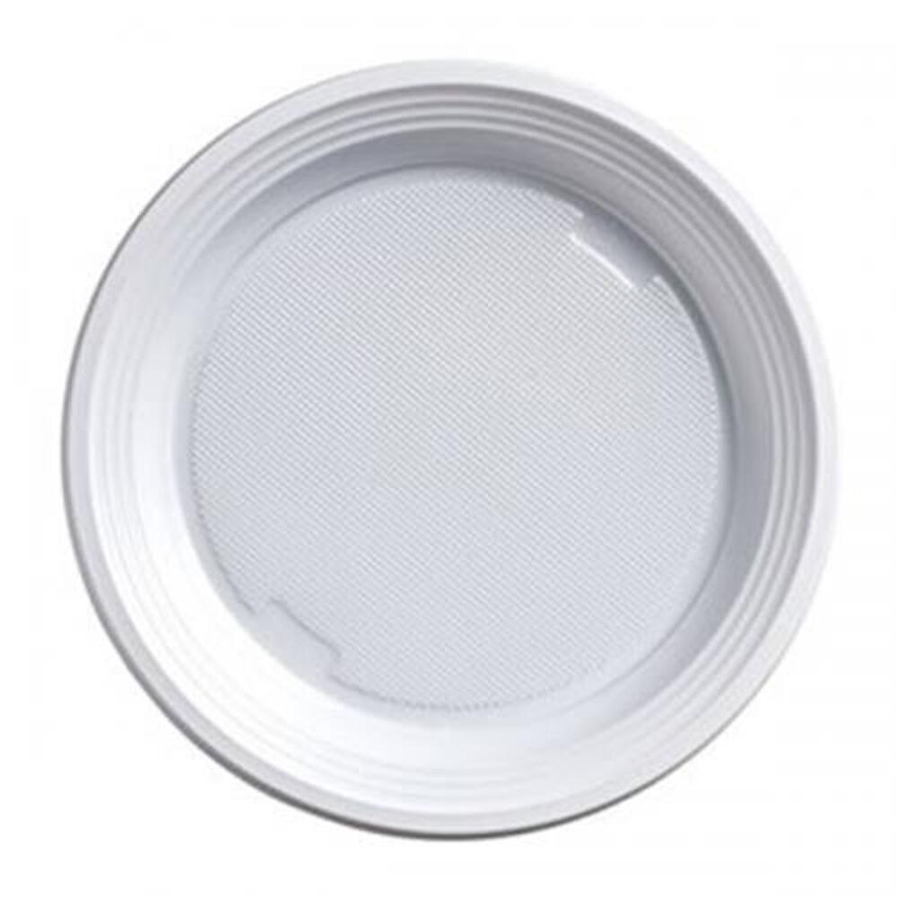 Ar&igrave; Piatti Piani Bianchi 22 cm 25 pz Riutilizzabili	, , large