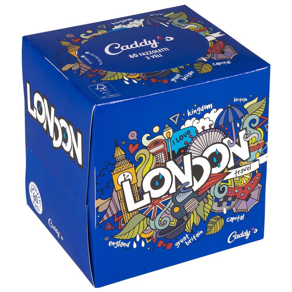 Caddy's Box Fazzoletti 60 Pezzi, , large