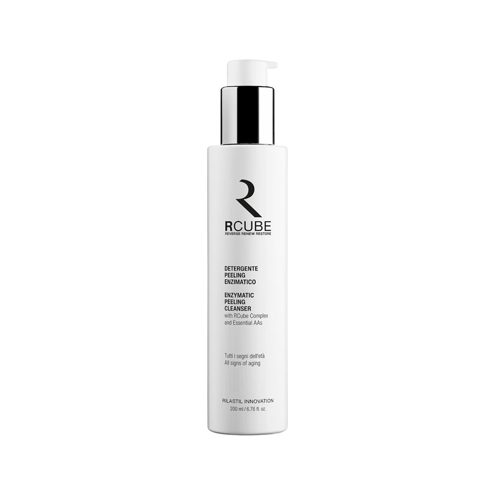 Ist.ganassini Spa Rilastil Rcube Detergente Peeling Enzimatico - Detergente Viso Esfoliante E Illuminante - 200 Ml - Immagine 10
