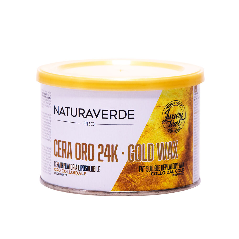 Naturaverde Oro Gold Wax Cera Depilatoria 400 ml, , large