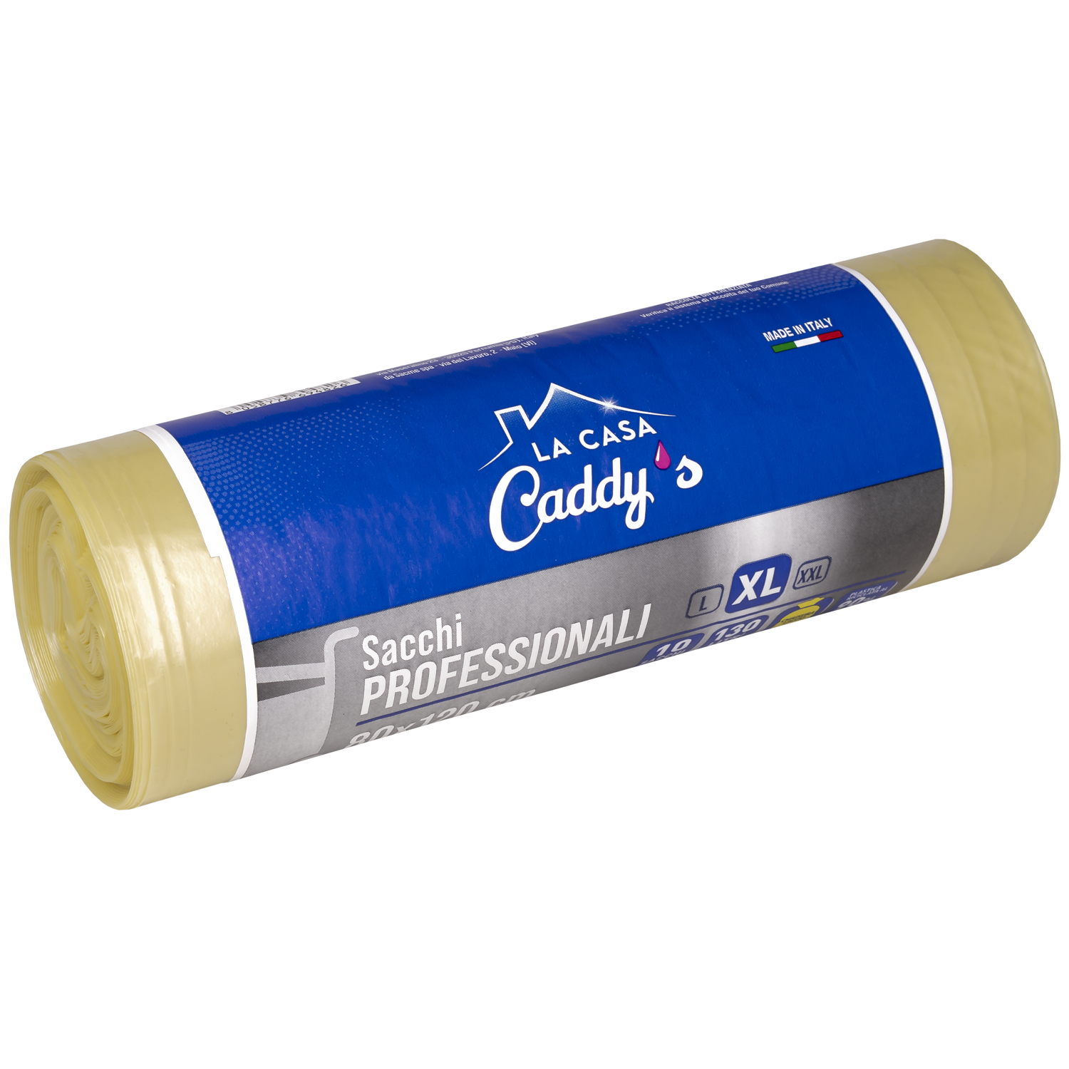 Caddy's Sacchi XL Giallo 80x120 10 Pezzi - -