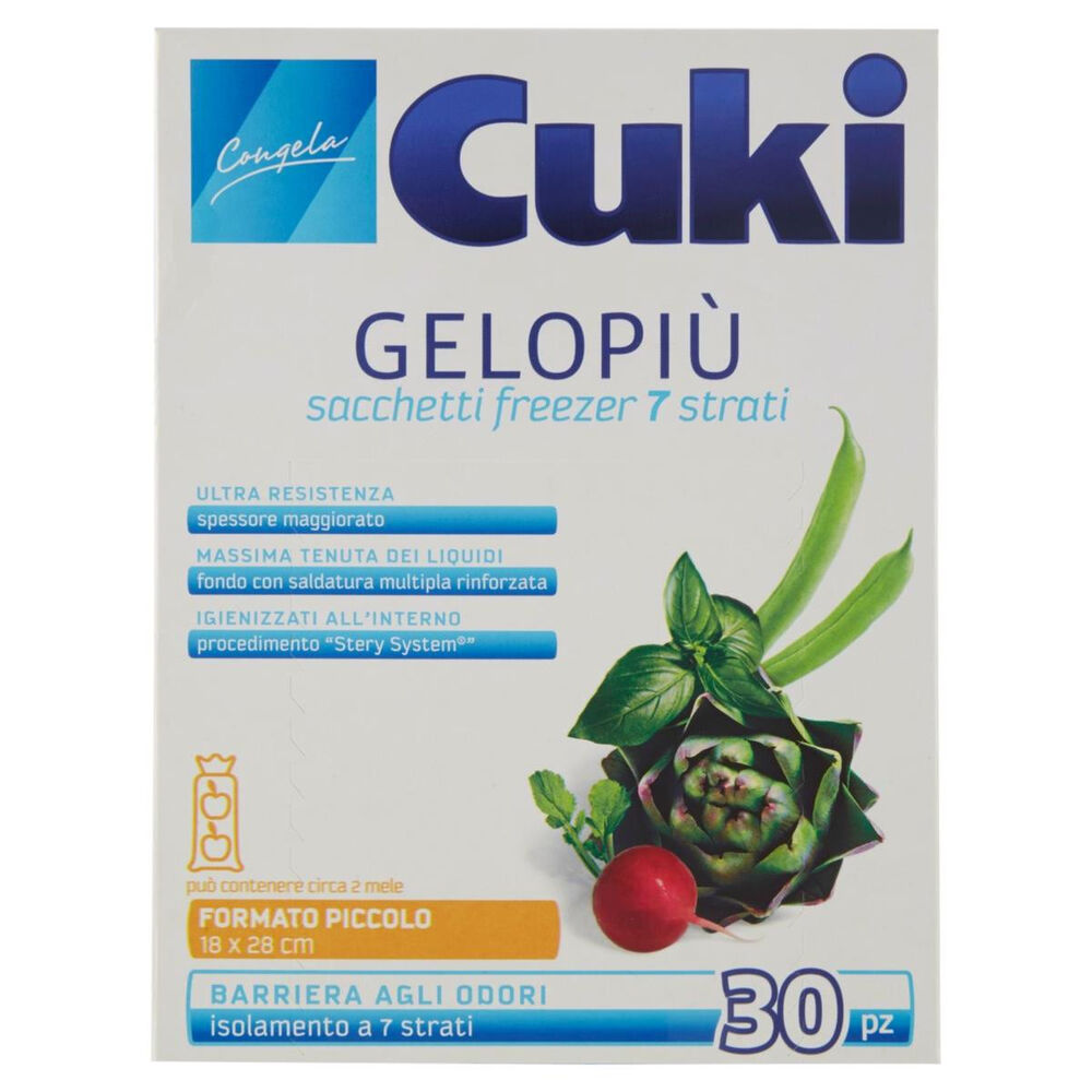 Cuki Gelopi&ugrave; 18x28 cm 30 Sacchetti, , large