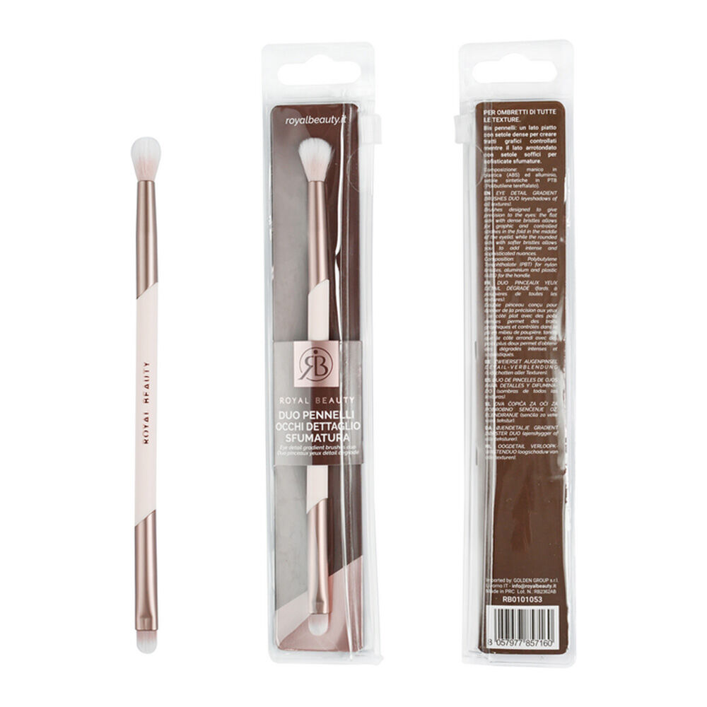 Royal Beauty Duo Pennelli Professionale Occhi Sfumatura Dettagliata, , large