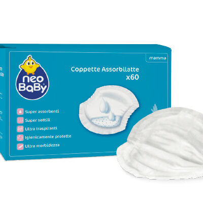 Neo Baby Coppette Assorbilatte x 30 Pezzi,  Neo Baby Coppette Assorbilatte x 30 Pezzi