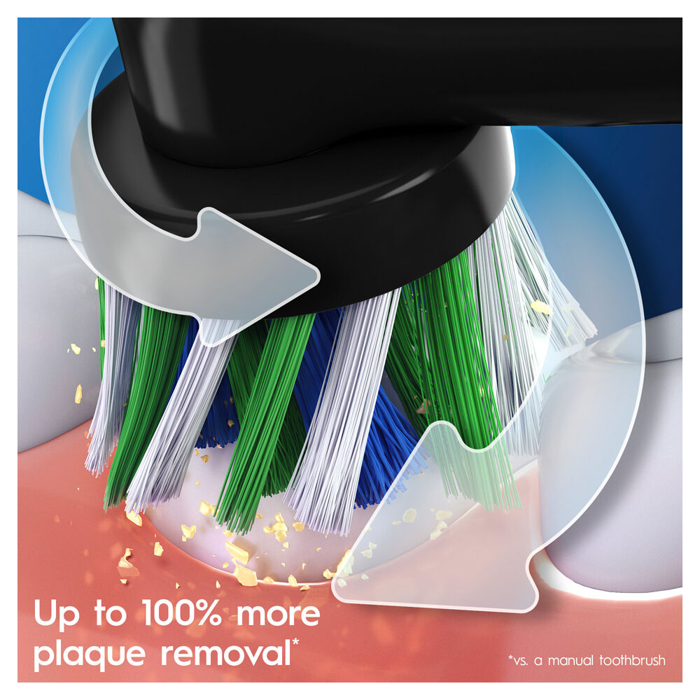 Oral-B Spazzolino Elettrico Ricaricabile Vitality Pro Nero, , large