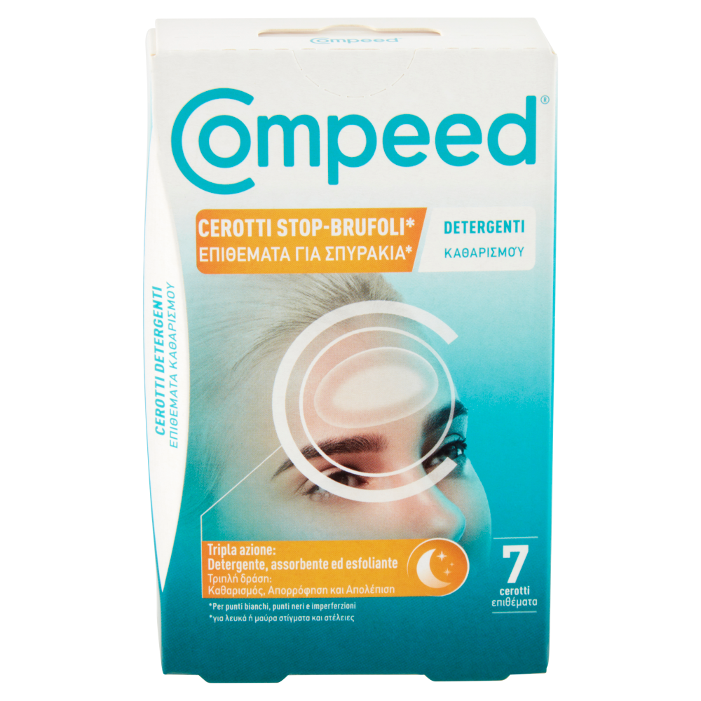 Compeed Cerotti Stop-Brufoli Detergenti 7 Pezzi, , large