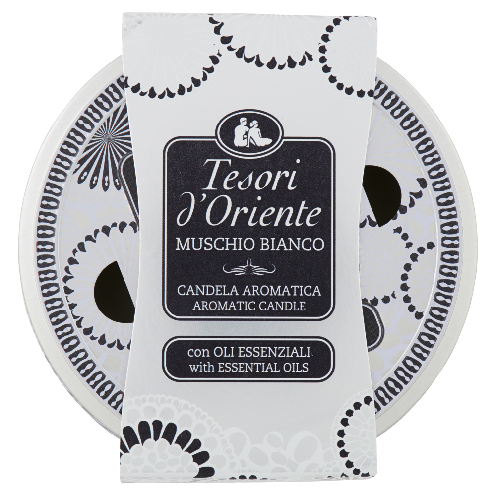 Tesori D'Oriente Muschio Bianco Candela Aromatica 200 G - --image