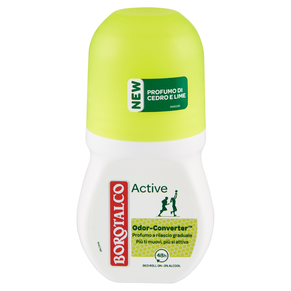 Borotalco Deo Roll-On Attivo Cedro e Lime 50ml - -