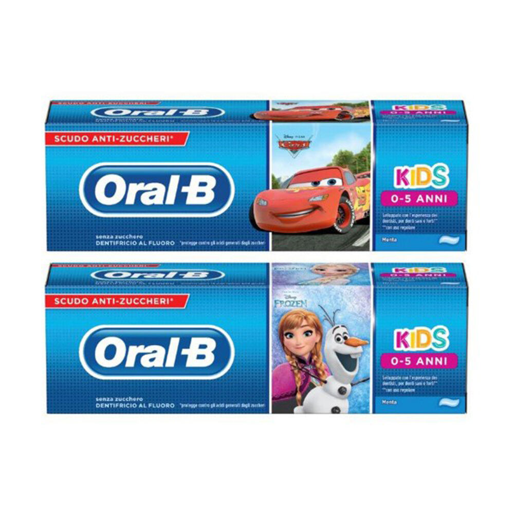 Oral-B Dentifricio Kids Assortito Cars/Frozen 1pz 75 ml, , large