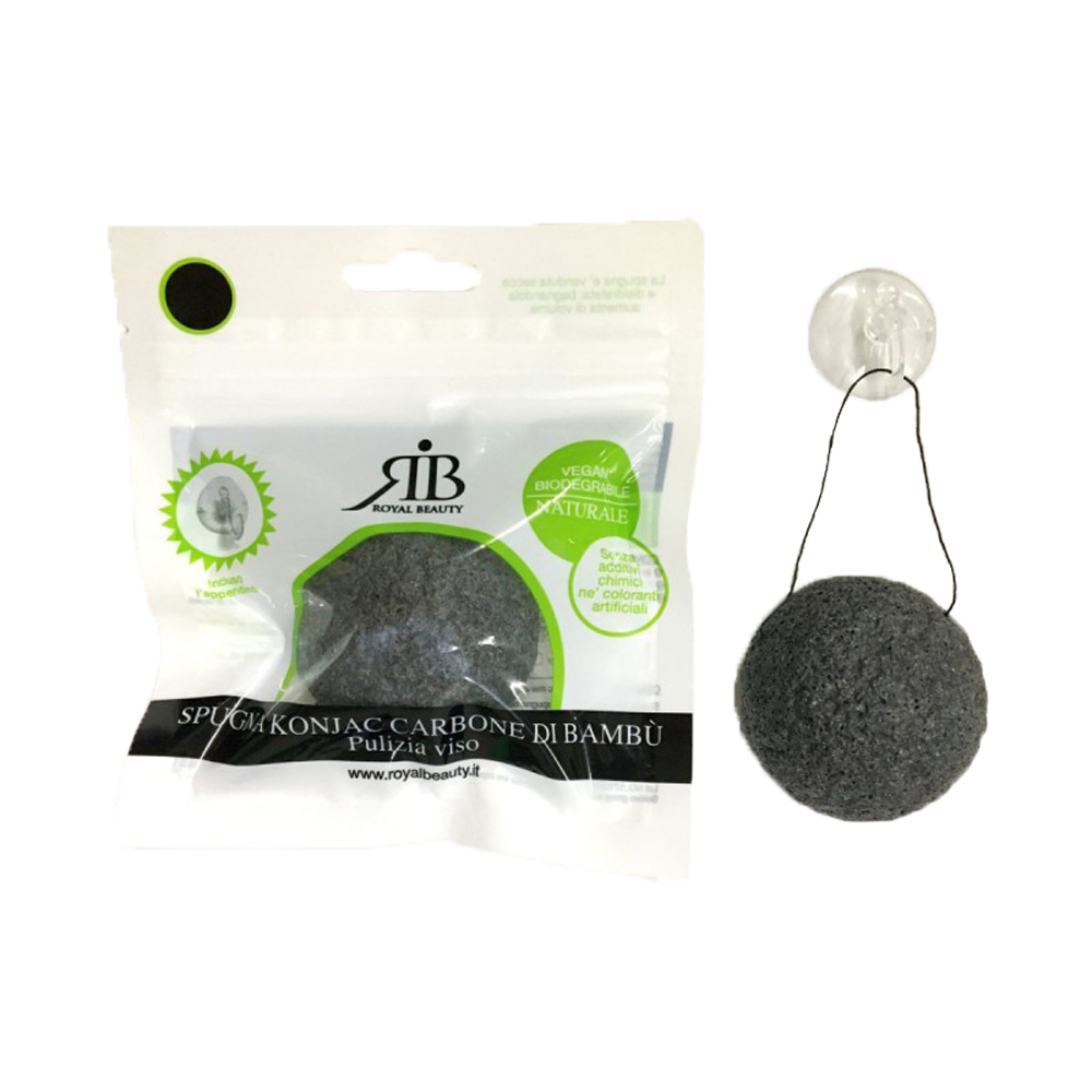 Royal Beauty Konjac Carbone Viso - -