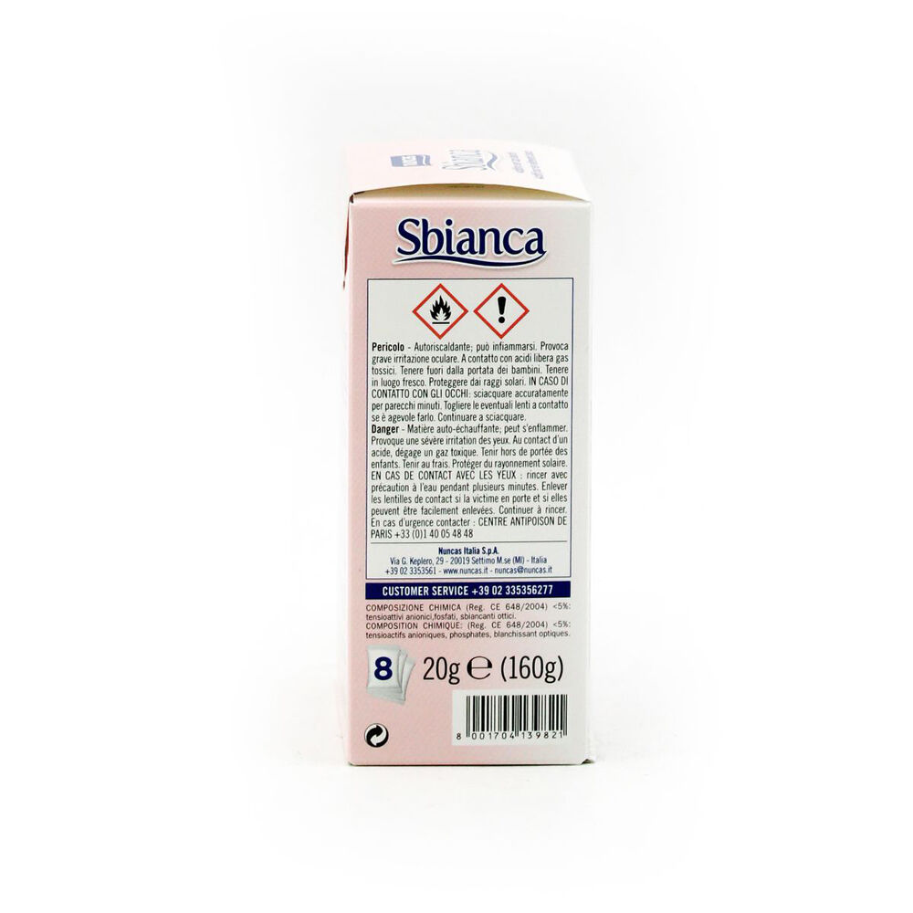 Nuncas Sbianca 8 Buste 160 g, , large