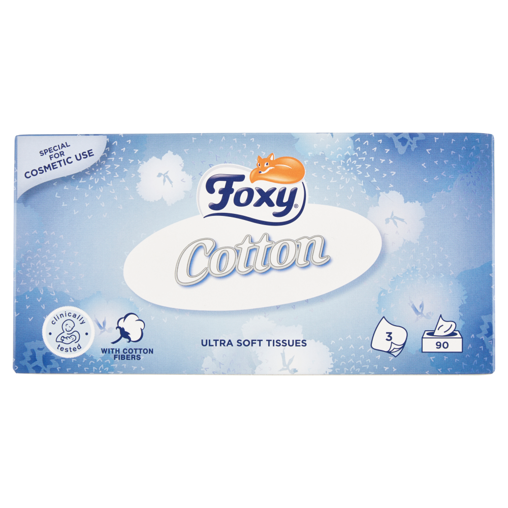 Foxy Cotton Veline 3 Veli Con Fibre Di Cotone 90 Pezzi - --image