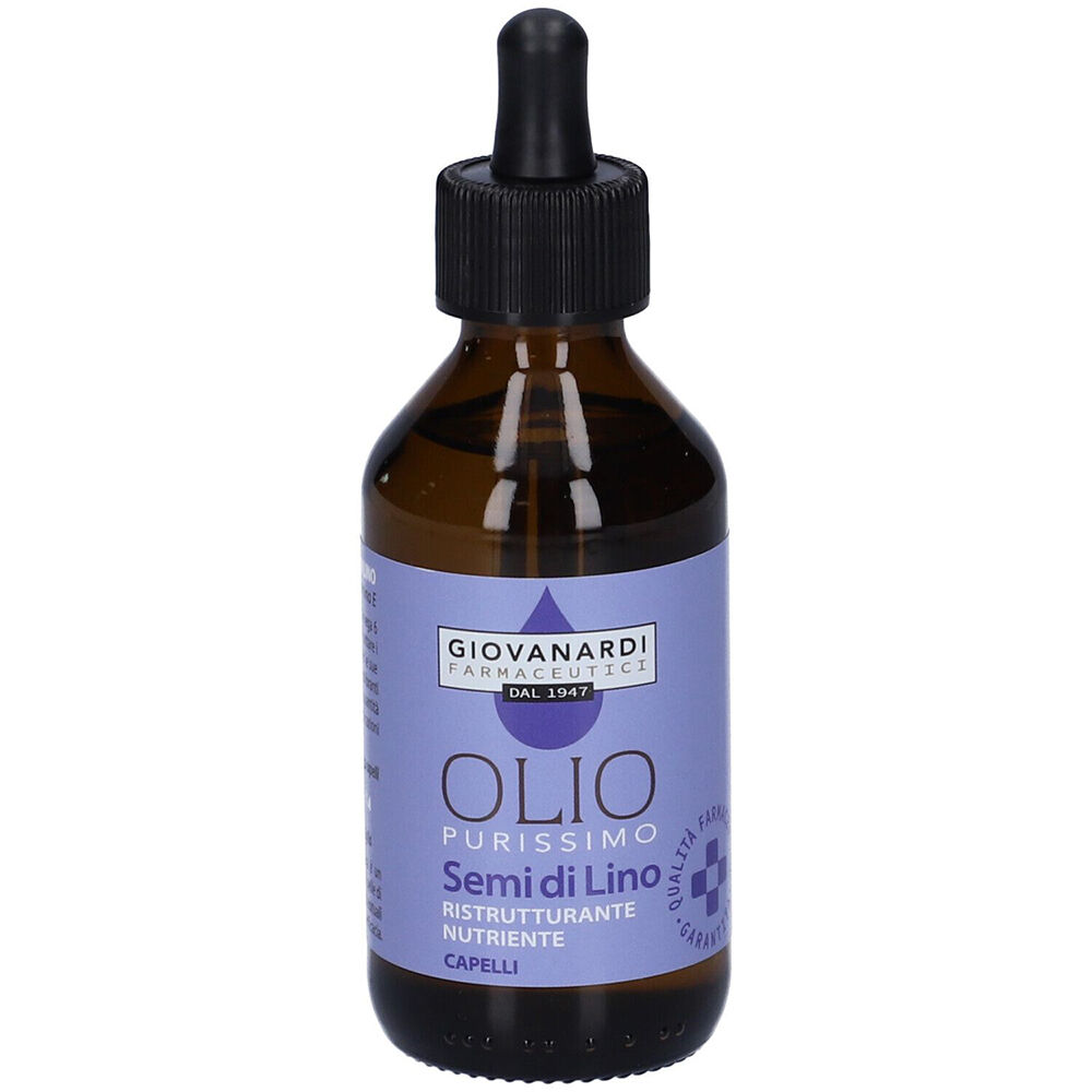 Giovanardi Farmaceutici Olio Purissimo di Semi di Lino 100 ml, , large