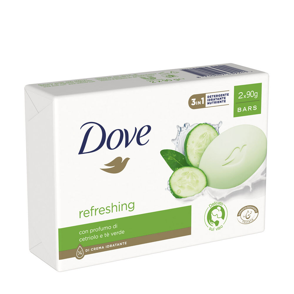 Dove Go Fresh Touch Beauty Cream Cetriolo e Te Verde 90gr 2 Pezzi, , large