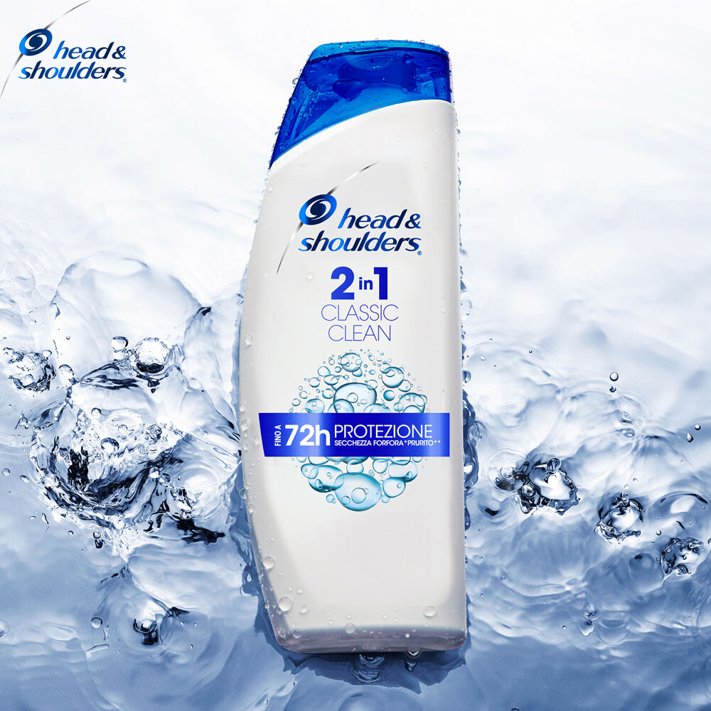 Head & Shoulders Classic Clean 2in1  Antiforfora Shampoo e Balsamo per Capelli 225 ml, , large
