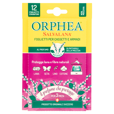 Orphea Salvalana Profumo di Patchouli della Malesia 12 Foglietti