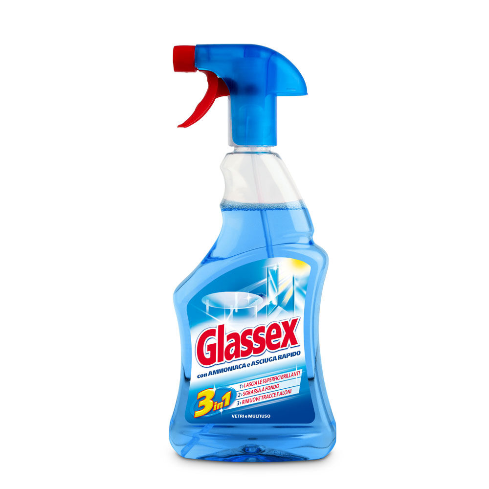 Glassex con Ammoniaca e Speed Alcool Vetri e Multiuso 500 ml, , large