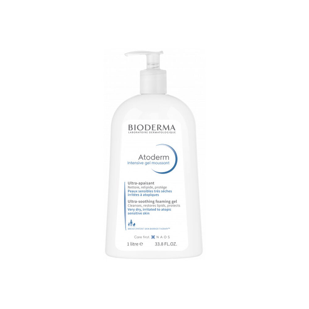 Bioderma Atoderm Intensive Gel Moussant 1 Litro,  Bioderma Atoderm Intensive Gel Moussant 1 Litro, , large