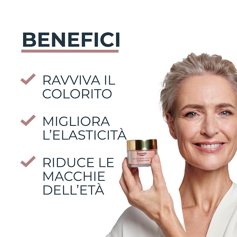 Eucerin Hyaluron-Filler + Elasticity Crema Giorno Ros&eacute; Spf 30 50 ml, , large