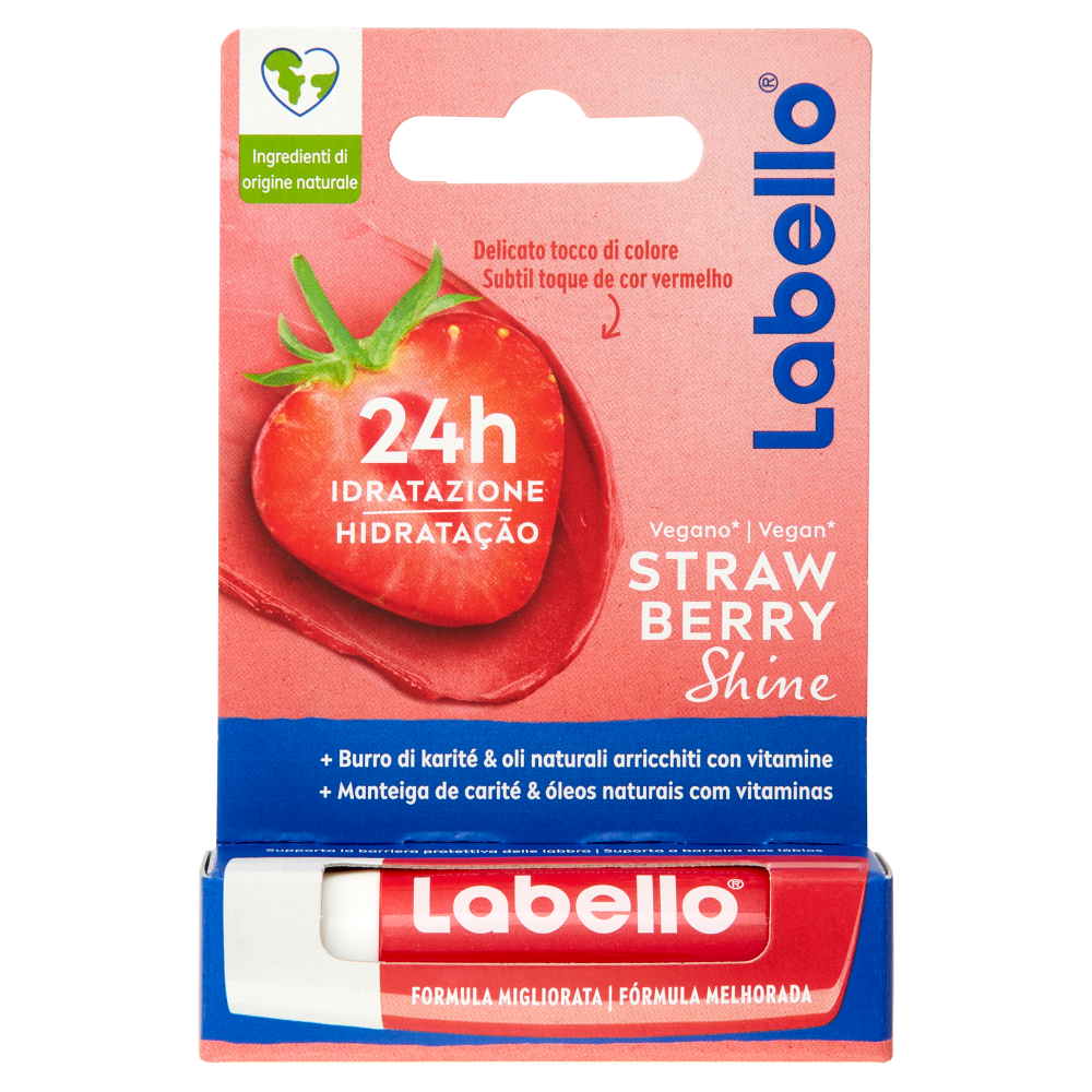 Labello Starwberry Shine 4,8 g - -