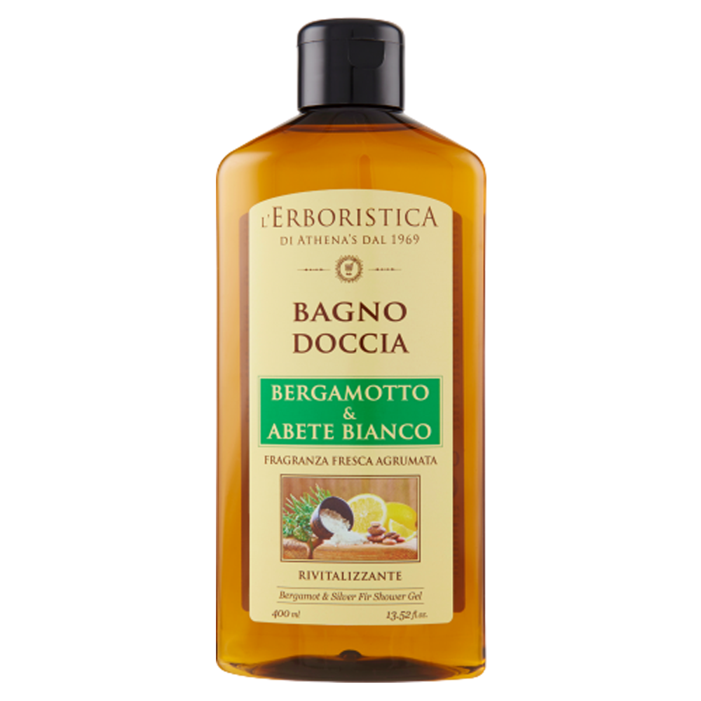 L'Erboristica Bagno Doccia Bergamotto & Abete Bianco 400 ml, , large