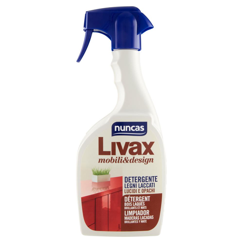 Nuncas Livax Mobili&Design Detergente Legni Laccati 500 ml, , large